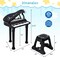 Costway 31 Keys Kids Piano Keyboard Toy Toddler Musical Instrument with Stool & Microphone Black/Pink/White